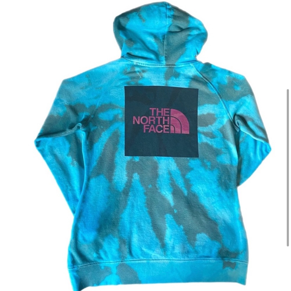 THE NORTH FACE BREAST CANCER HOODIE SIZE SMALL custom redesign